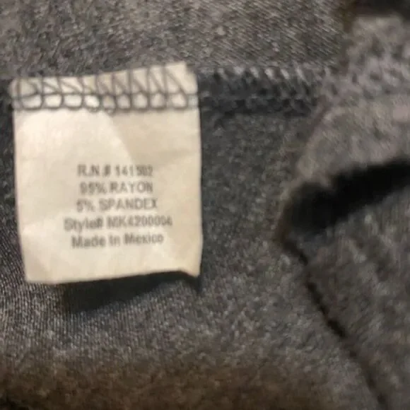 JKLA Gray sleeveless open cardigan, size XL - Picture 4 of 4